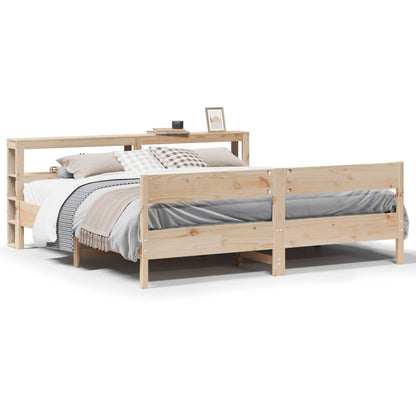 Letto senza Materasso 180x200 cm in Legno Massello di Pino | homemem39