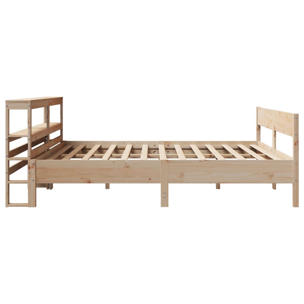 Letto senza Materasso 180x200 cm in Legno Massello di Pino | homemem39