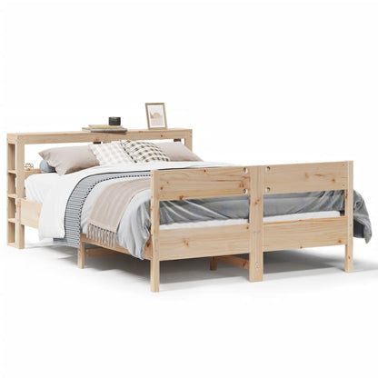 Letto senza Materasso 140x190 cm in Legno Massello di Pino | homemem39