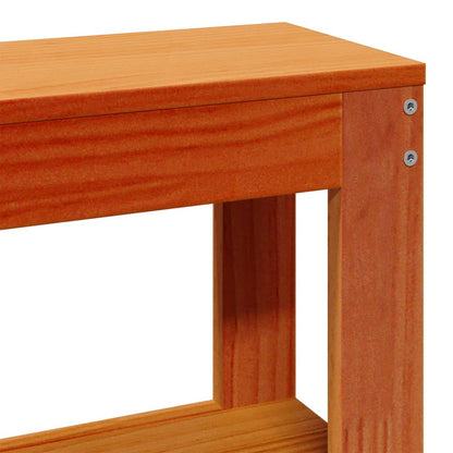 Letto senza Materasso Marrone Cera 75x190 cm in Legno di Pino | homemem39