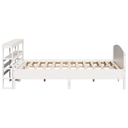 Letto senza Materasso Bianco 180x200 cm Legno Massello di Pino - homemem39