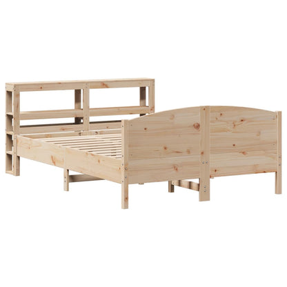 Letto senza Materasso 150x200 cm in Legno Massello di Pino - homemem39