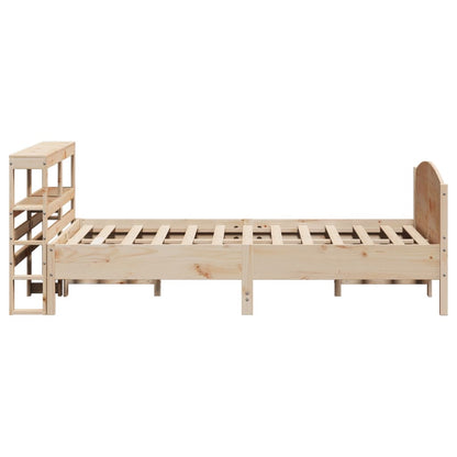 Letto senza Materasso 150x200 cm in Legno Massello di Pino - homemem39