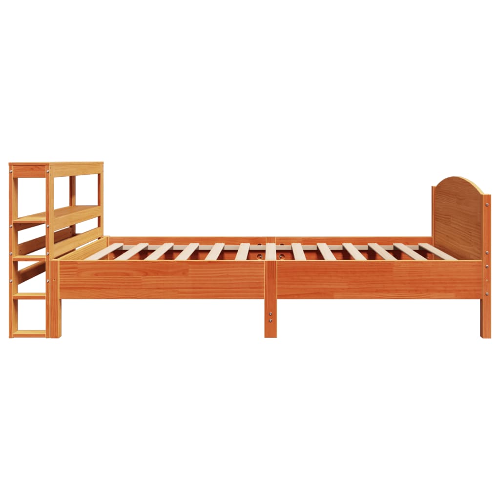 Letto senza Materasso Marrone Cera 100x200 cm in Legno di Pino - homemem39