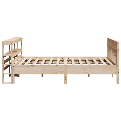 Letto senza Materasso 180x200 cm in Legno Massello di Pino - homemem39
