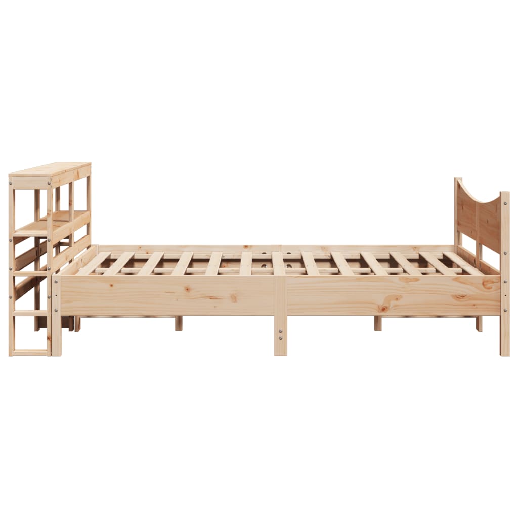 Giroletto con Testiera 140x200 cm in Legno Massello di Pino | homemem39