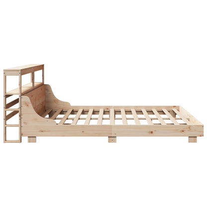 Letto senza Materasso 180x200 cm in Legno Massello di Pino - homemem39