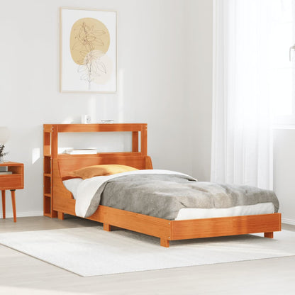 Letto senza Materasso Marrone Cera 100x200 cm in Legno di Pino - homemem39