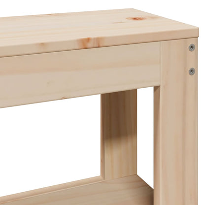 Letto senza Materasso 140x190 cm in Legno Massello di Pino | homemem39