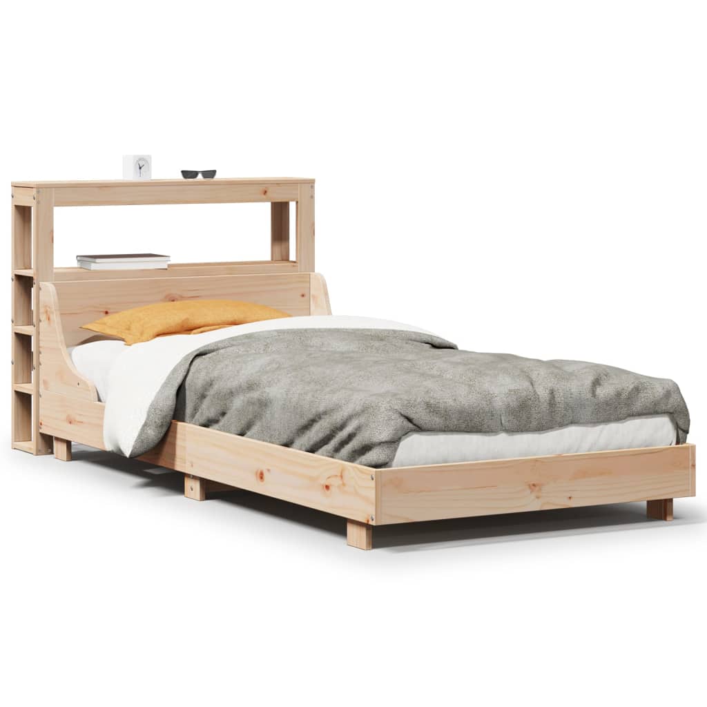 Letto senza Materasso 90x190 cm in Legno Massello di Pino | homemem39