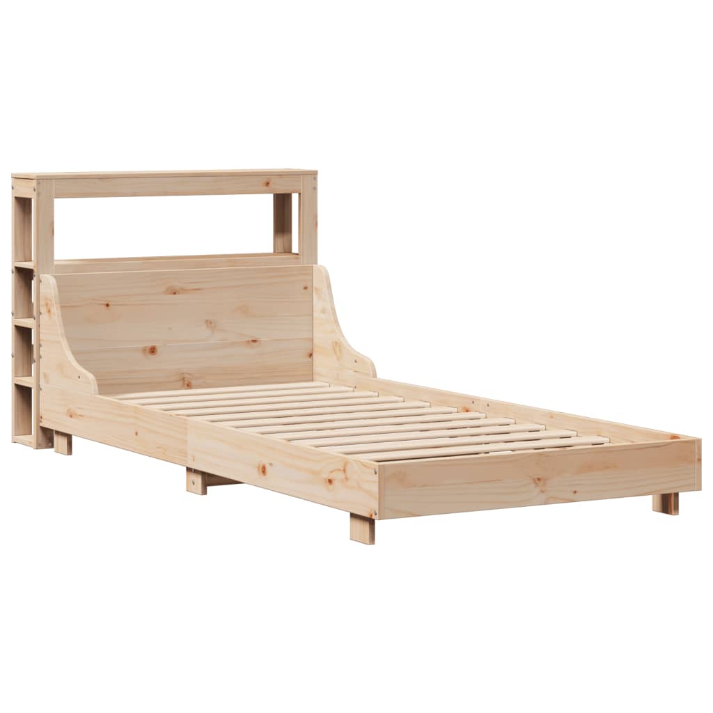 Letto senza Materasso 90x190 cm in Legno Massello di Pino | homemem39