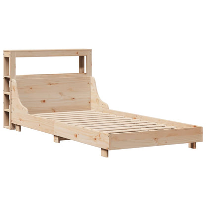 Letto senza Materasso 90x190 cm in Legno Massello di Pino | homemem39