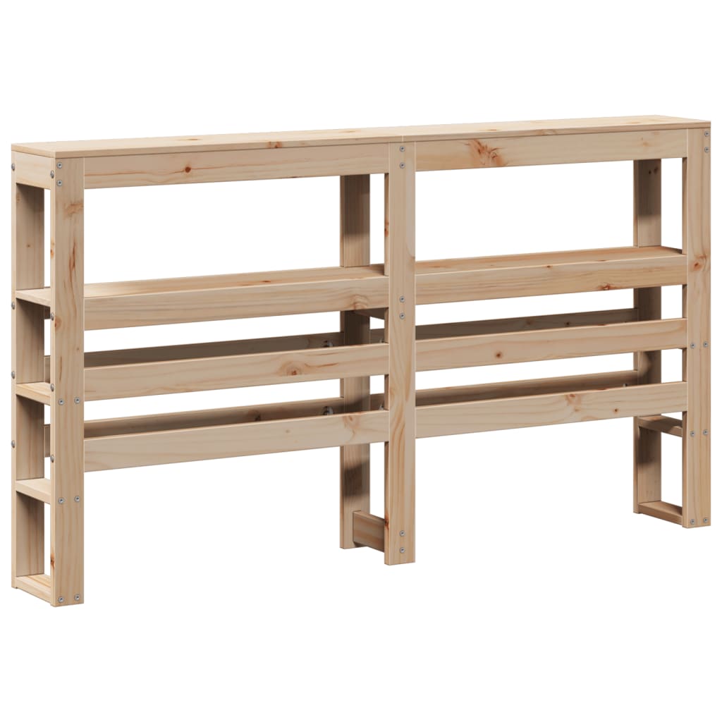 Letto senza Materasso 140x190 cm in Legno Massello di Pino | homemem39