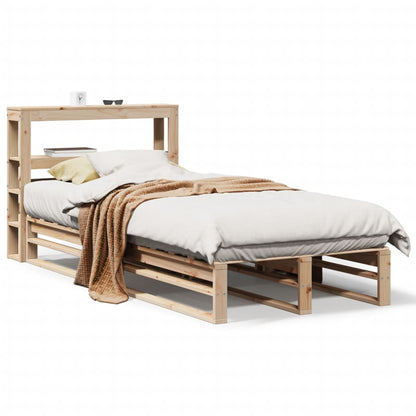 Letto senza Materasso 90x200 cm in Legno Massello di Pino | homemem39