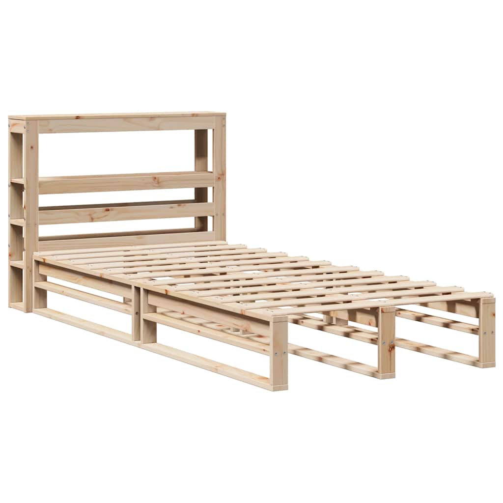 Letto senza Materasso 90x200 cm in Legno Massello di Pino | homemem39