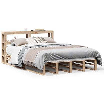 Giroletto con Testiera 120x190 cm in Legno Massello di Pino | homemem39