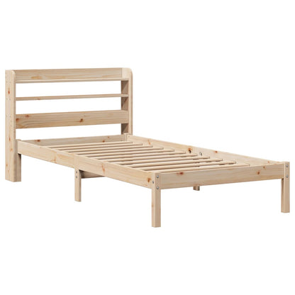 Letto senza Materasso 90x190 cm in Legno Massello di Pino