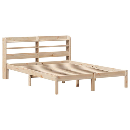 Letto senza Materasso 120x190 cm in Legno Massello di Pino - homemem39