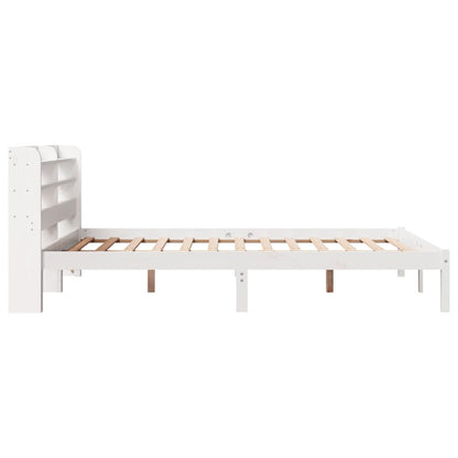Letto senza Materasso Bianco 120x190 cm Legno Massello di Pino