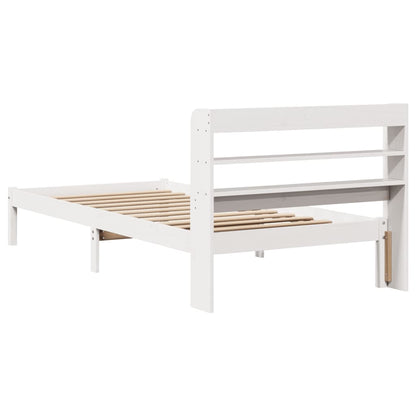 Letto senza Materasso Bianco 90x200 cm Legno Massello di Pino - homemem39
