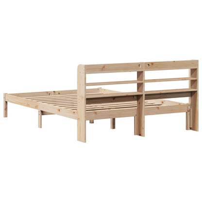 Letto senza Materasso 150x200 cm in Legno Massello di Pino | homemem39