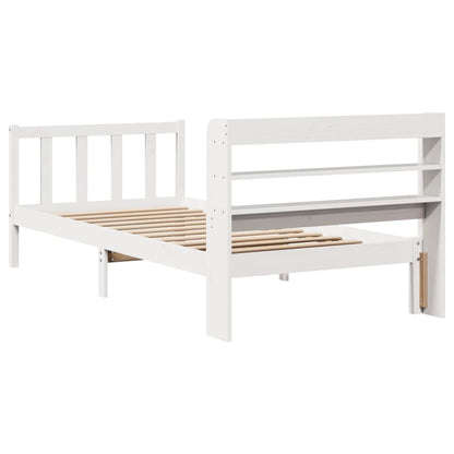 Letto senza Materasso Bianco 90x200 cm Legno Massello di Pino - homemem39