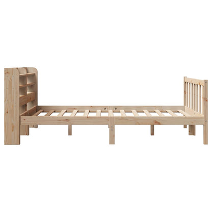 Letto senza Materasso 160x200 cm in Legno Massello di Pino - homemem39