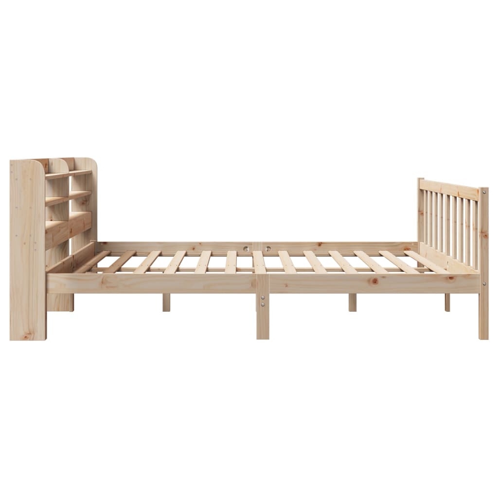Letto senza Materasso 180x200 cm in Legno Massello di Pino - homemem39