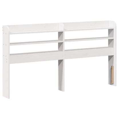 Letto senza Materasso Bianco 140x190 cm Legno Massello di Pino | homemem39