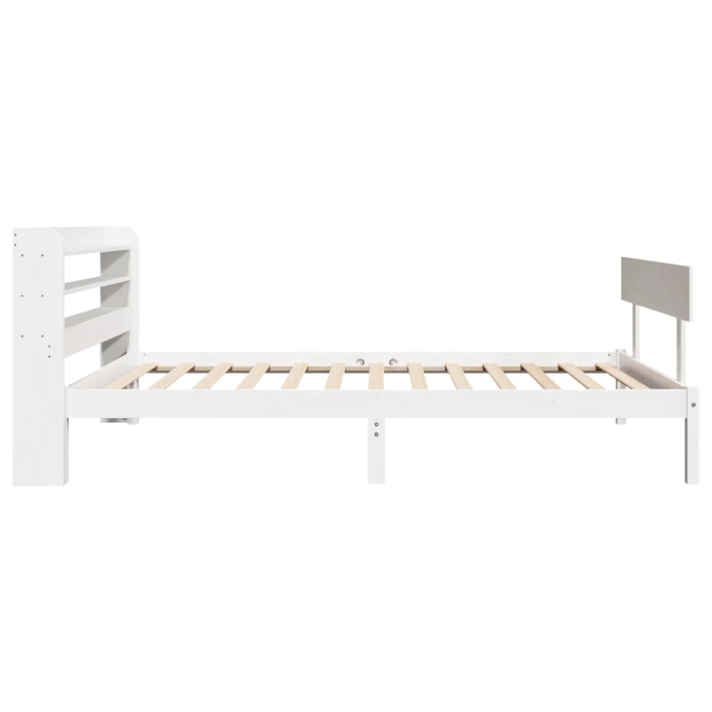 Giroletto senza Materasso Bianco 100x200 cm Legno Massello Pino | homemem39