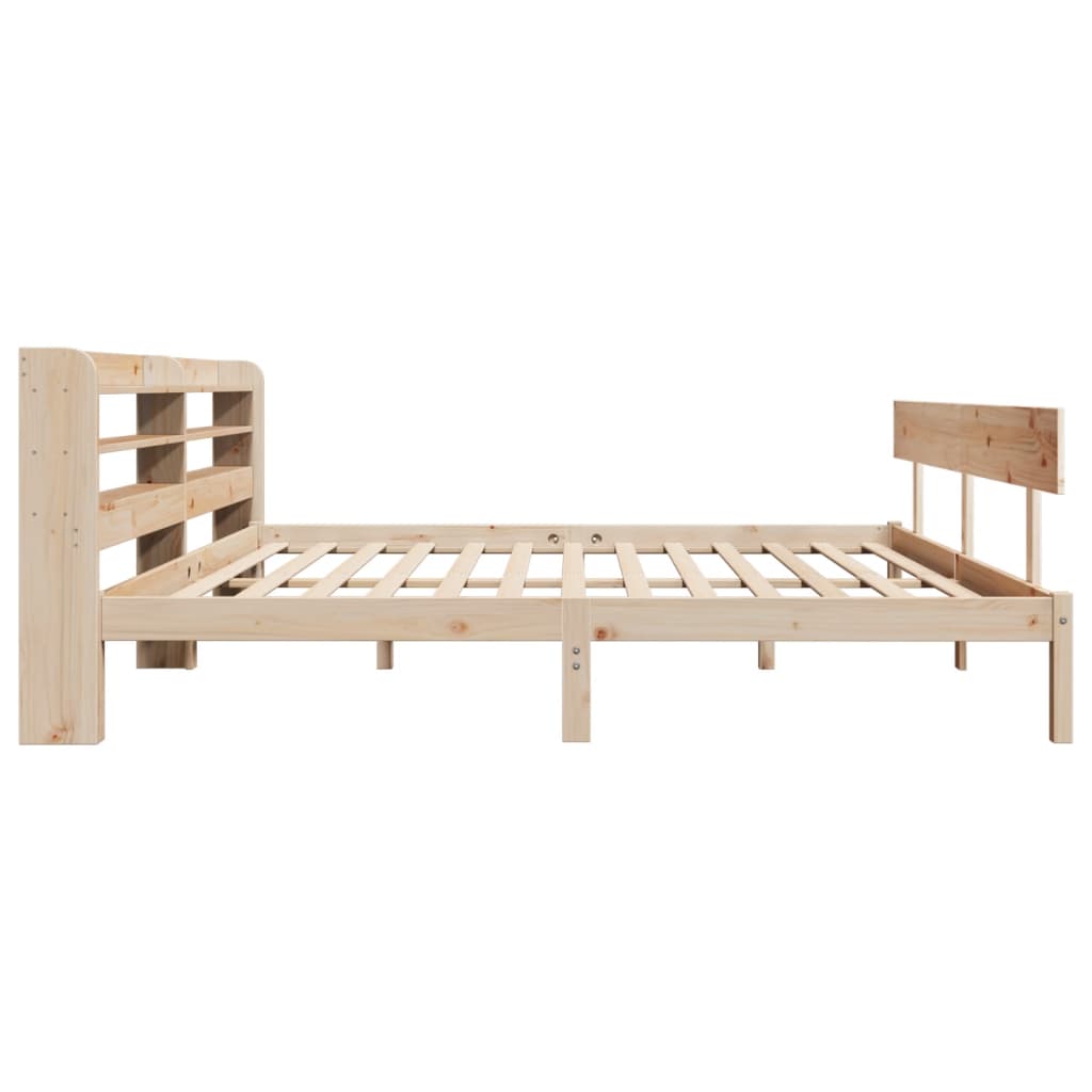 Letto senza Materasso 180x200 cm in Legno Massello di Pino - homemem39
