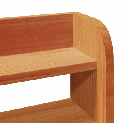 Letto senza Materasso Marrone Cera 150x200 cm in Legno di Pino - homemem39