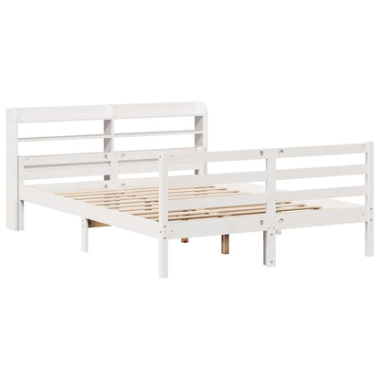 Giroletto con Testiera senza Materasso Bianco 140x200 cm | homemem39