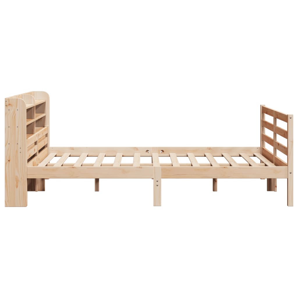 Giroletto con Testiera 150x200 cm in Legno Massello di Pino | homemem39