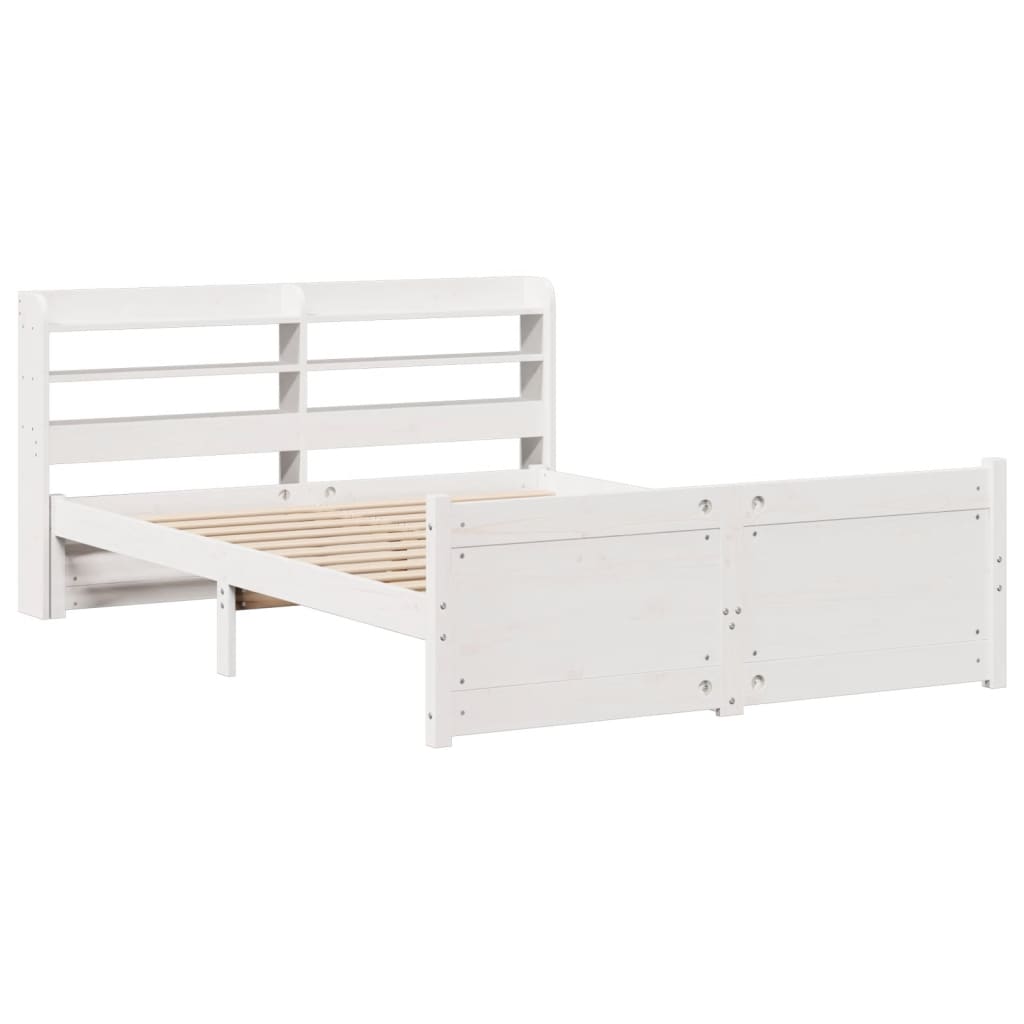 Giroletto con Testiera senza Materasso Bianco 140x190 cm | homemem39