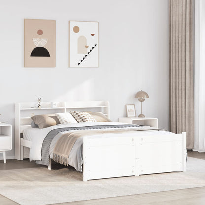 Giroletto con Testiera senza Materasso Bianco 140x190 cm | homemem39