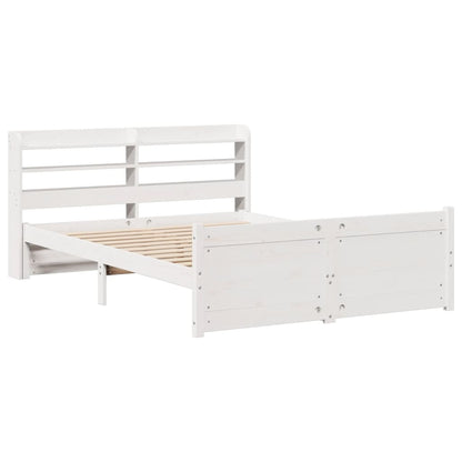 Giroletto con Testiera senza Materasso Bianco 120x200 cm | homemem39