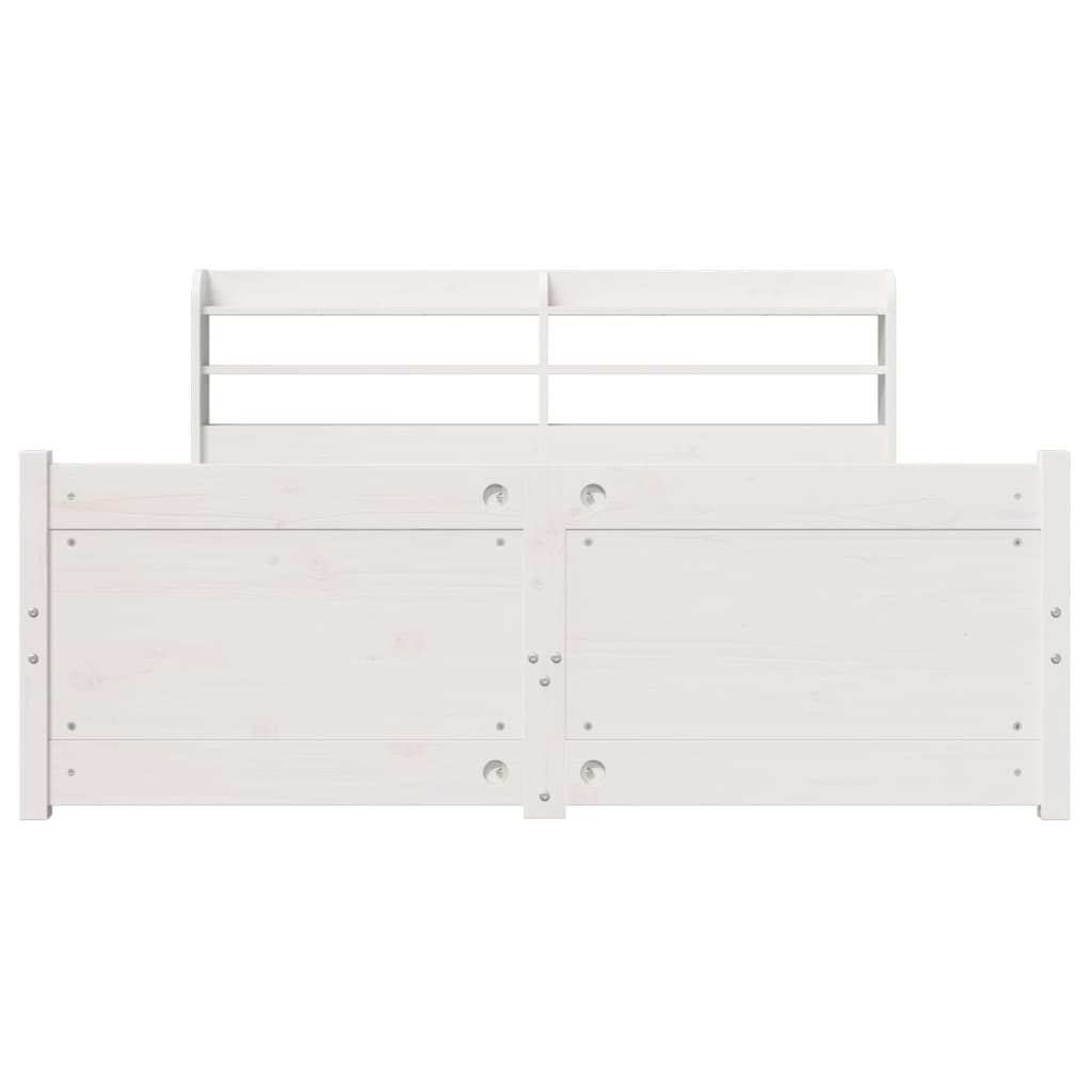 Giroletto con Testiera senza Materasso Bianco 120x200 cm | homemem39