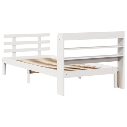 Giroletto con Testiera senza Materasso Bianco 100x200 cm | homemem39