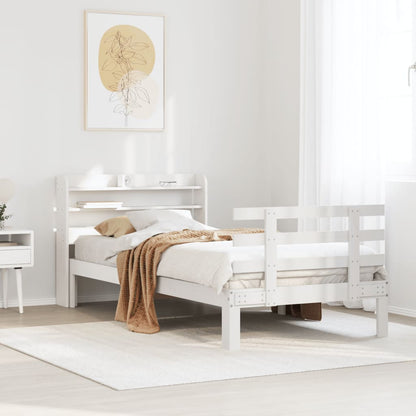 Giroletto con Testiera senza Materasso Bianco 100x200 cm | homemem39