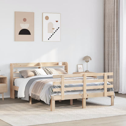 Giroletto con Testiera 150x200 cm in Legno Massello di Pino | homemem39
