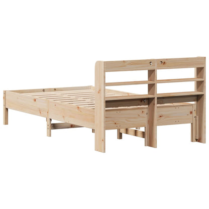 Letto senza Materasso 90x200 cm in Legno Massello di Pino