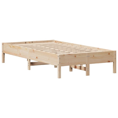 Letto senza Materasso 90x200 cm in Legno Massello di Pino