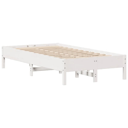 Letto senza Materasso Bianco 90x200 cm Legno Massello di Pino - homemem39