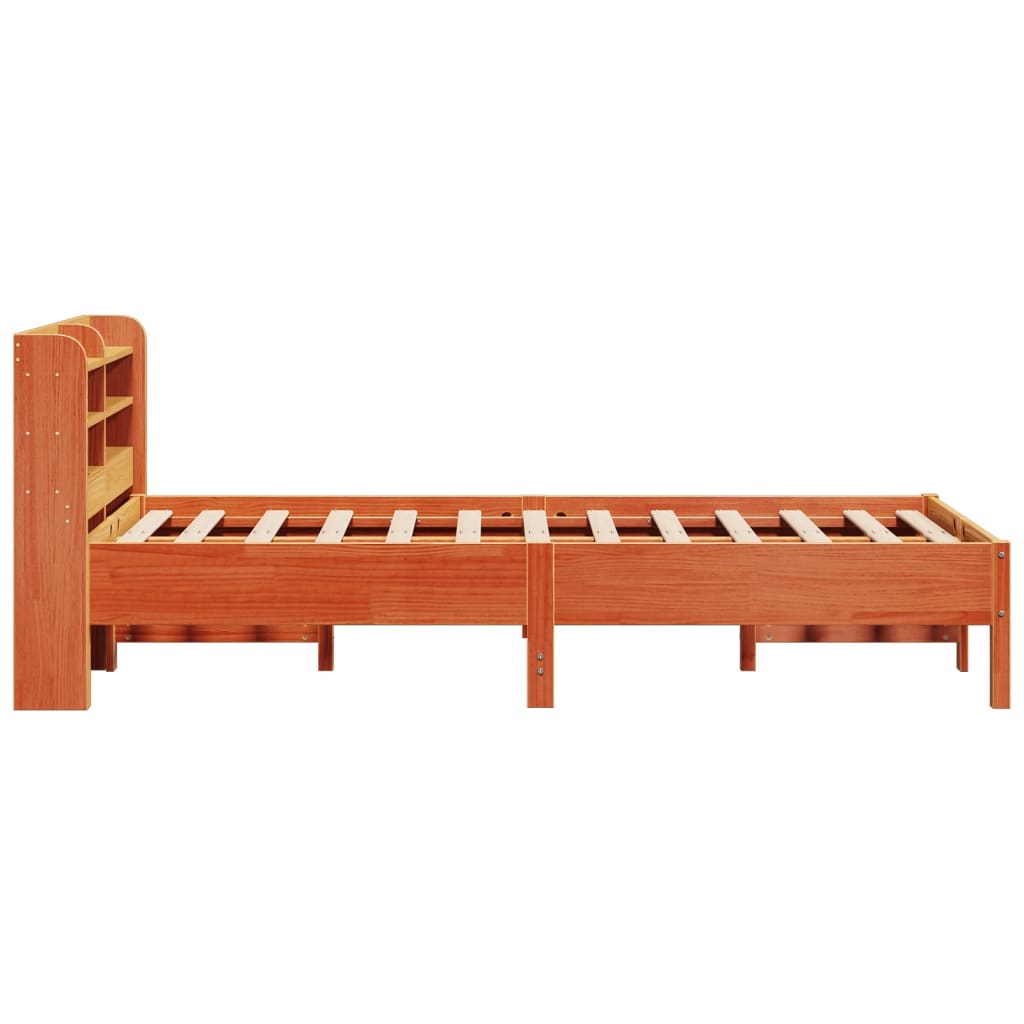 Letto senza Materasso Marrone Cera 120x190 cm in Legno di Pino - homemem39