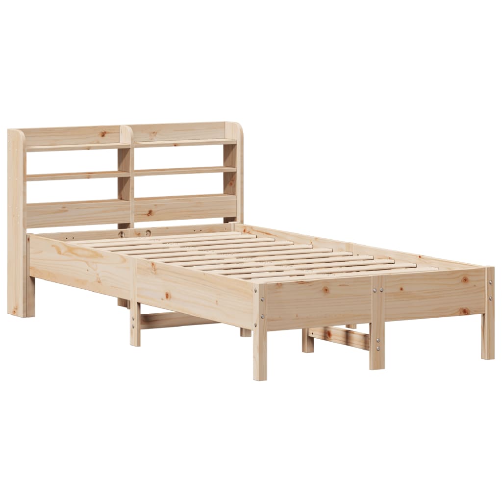 Letto senza Materasso 75x190 cm in Legno Massello Pino - homemem39