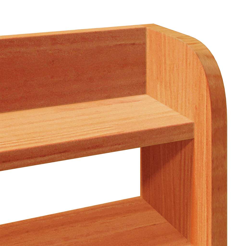 Letto senza Materasso Marrone Cera 120x200 cm in Legno di Pino - homemem39