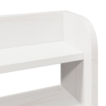 Letto senza Materasso Bianco 135x190 cm Legno Massello di Pino | homemem39