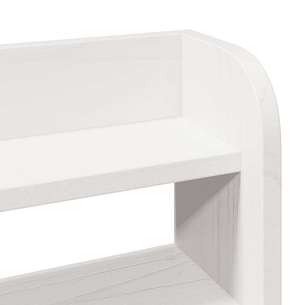 Letto senza Materasso Bianco 120x190 cm Legno Massello di Pino | homemem39