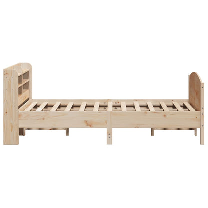 Letto senza Materasso 120x190 cm in Legno Massello di Pino - homemem39